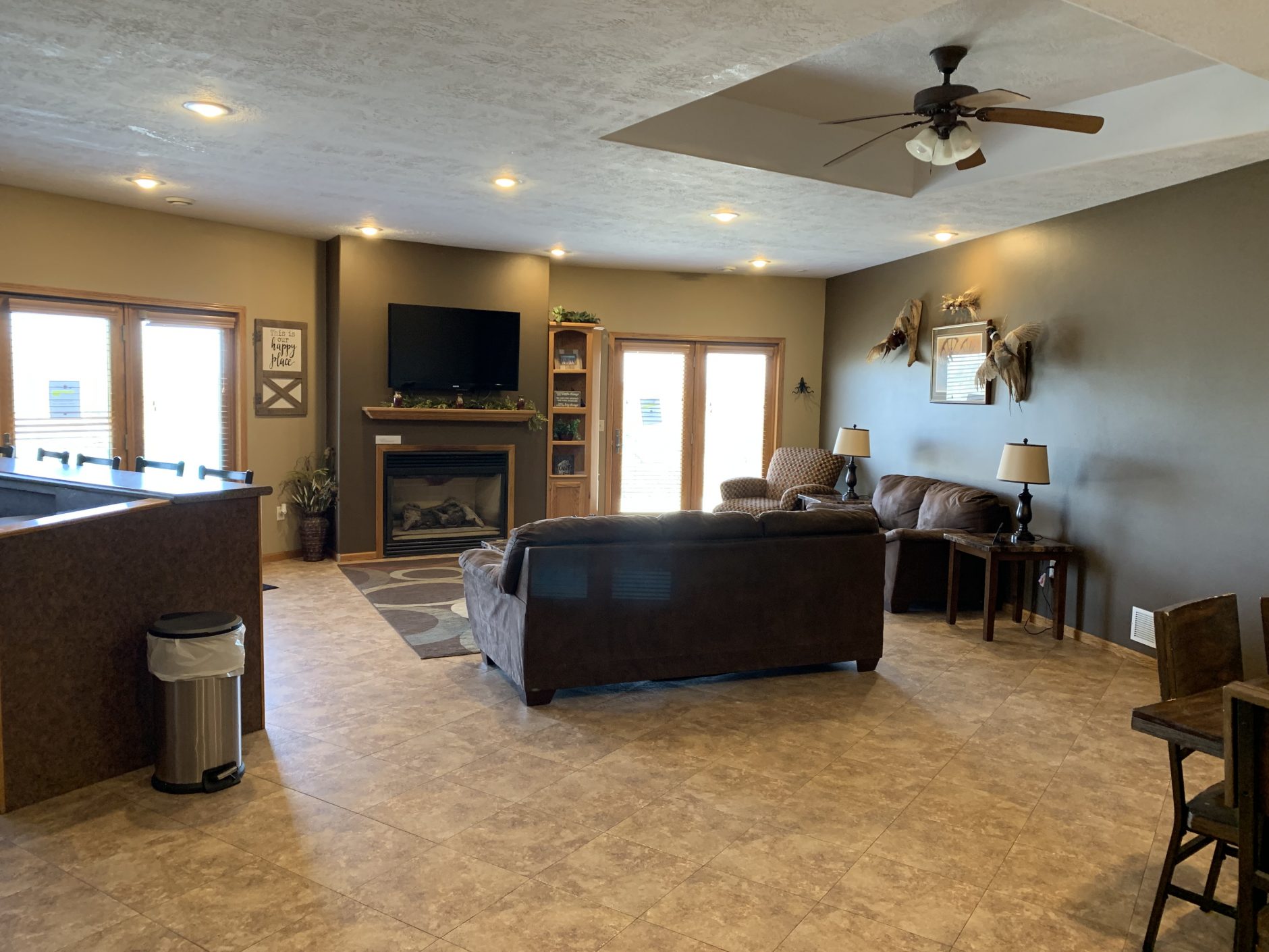 Main Lodge Basement Living Room